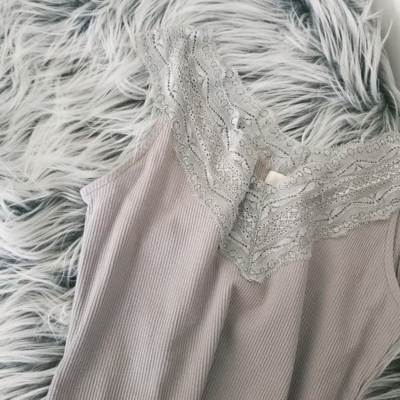 Last3️⃣ Fall Rib Knit Tank Layering Lace Summer Tops Sleeveless Tops - Picture 6 of 6